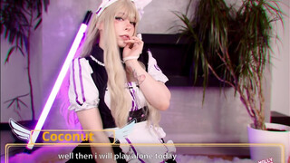 MollyRedWolf - Cosplayes hölgyemény pélót szop